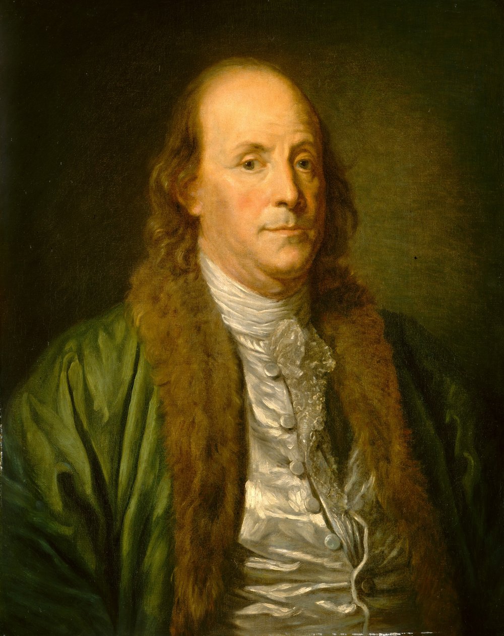 Benjamin Franklin von After Jean-Baptiste Greuze