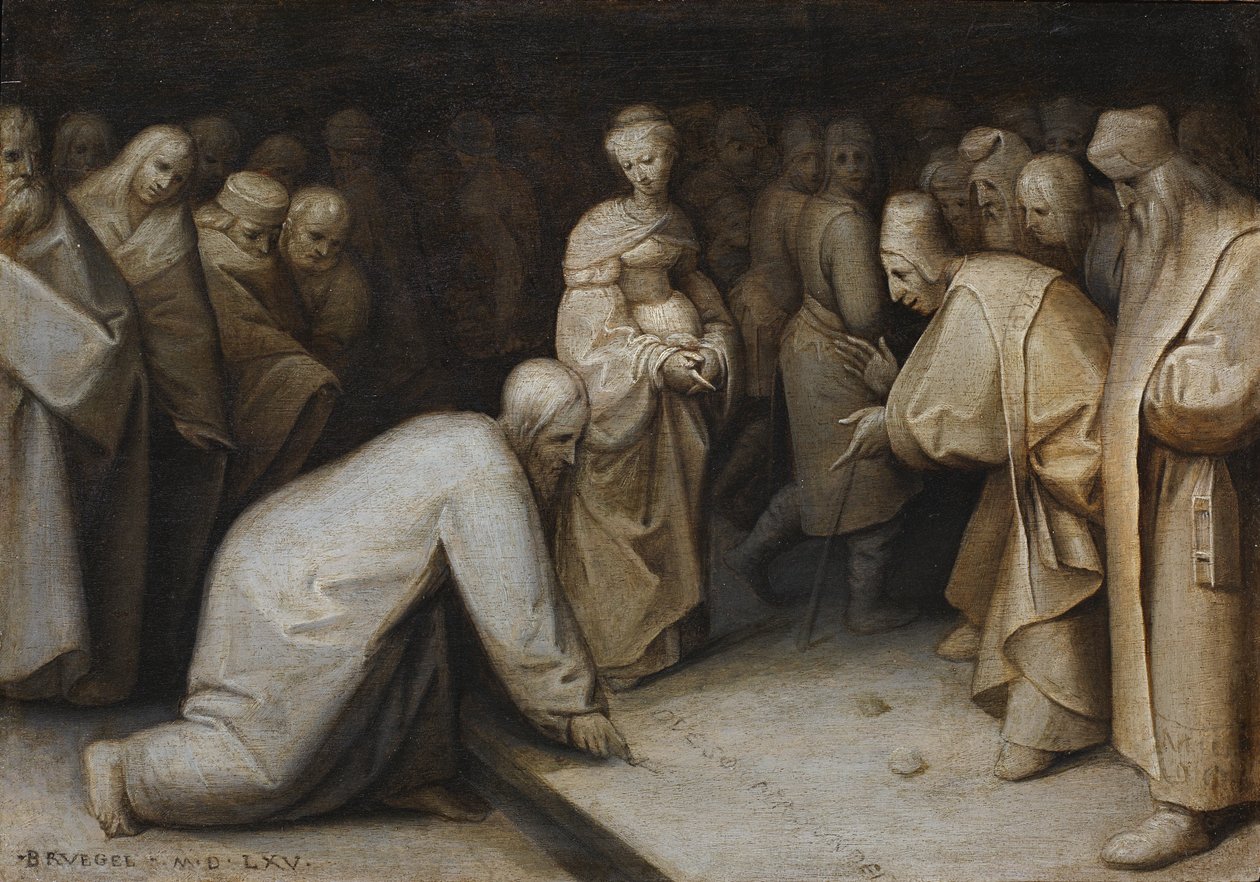 Christus und die Ehebrecherin von After Pieter Brueghel the Elder