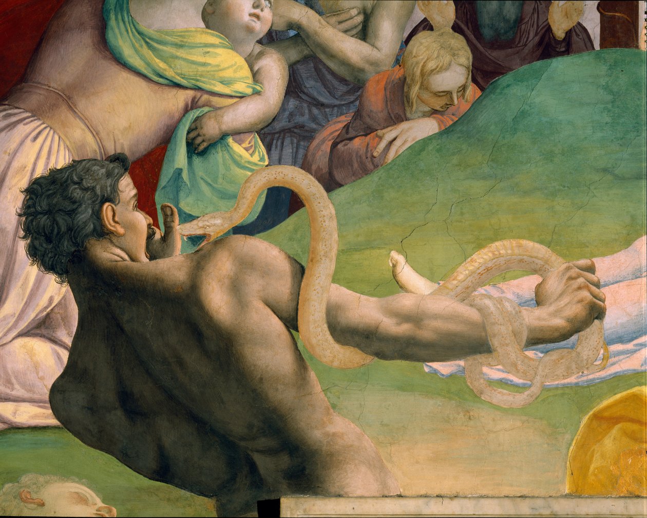 Die Anbetung der bronzenen Schlange von Agnolo Bronzino