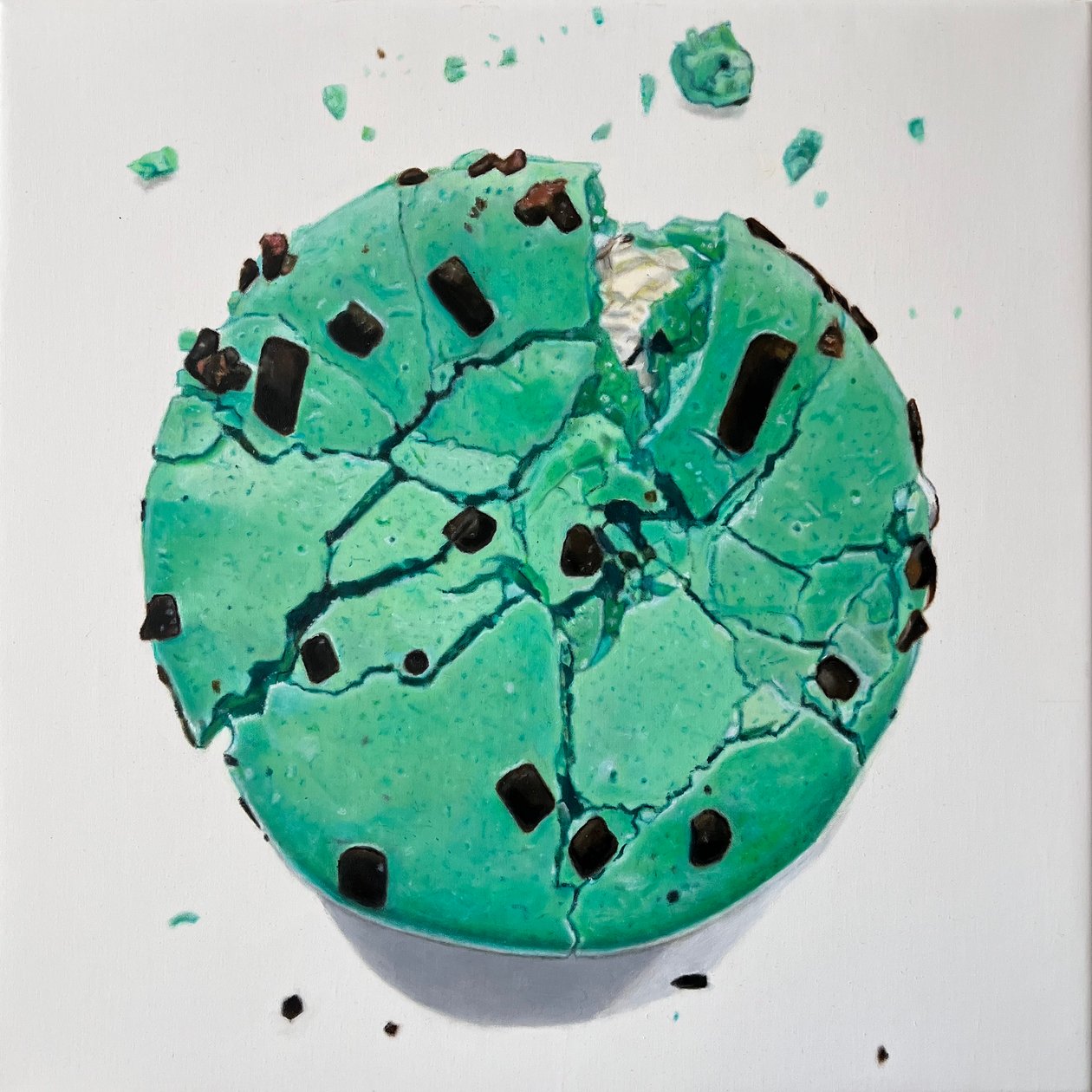 Abstrakter Macaron, 2025 von Agnès Lefèvre