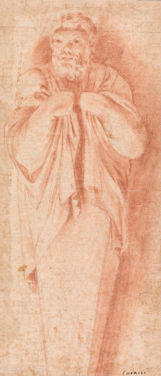 Antike Herme von Agostino Carracci
