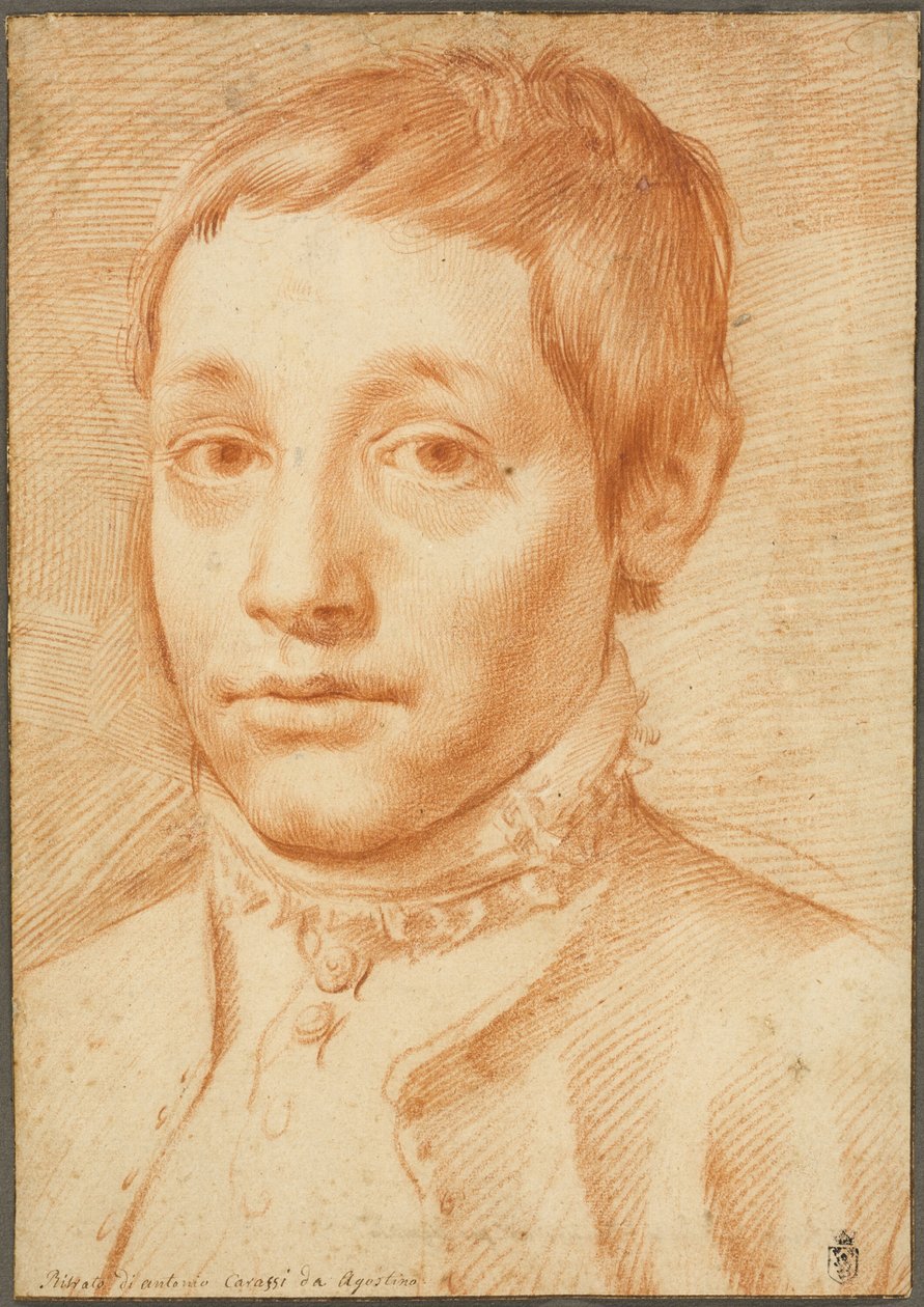 Porträt des Sohnes des Künstlers, Antonio Carracci von Agostino Carracci