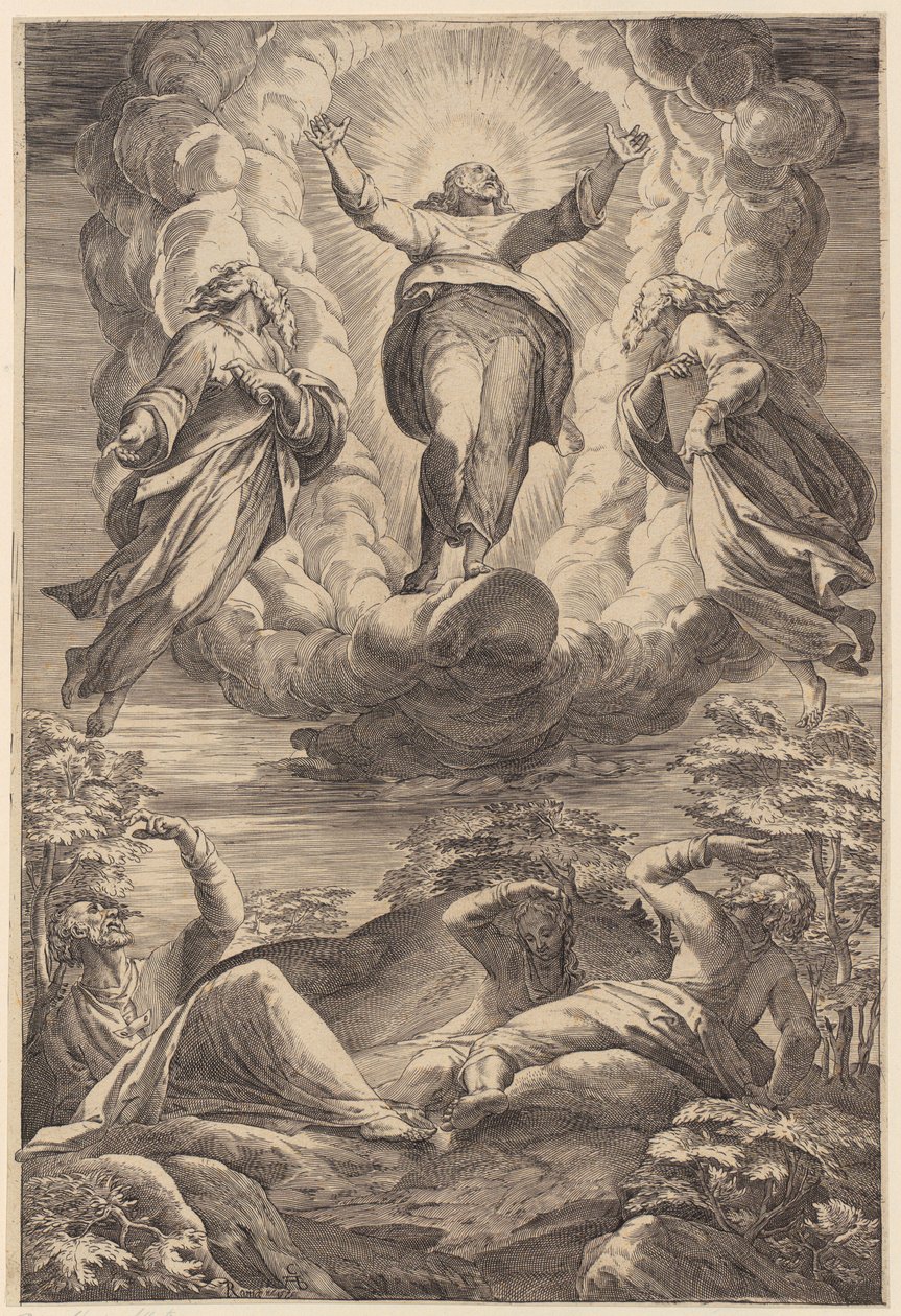 Verklärung von Agostino Carracci