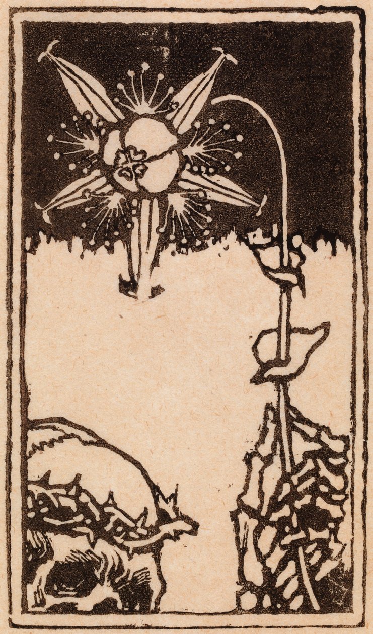 Tod und die Blume von Akseli Gallen-Kallela