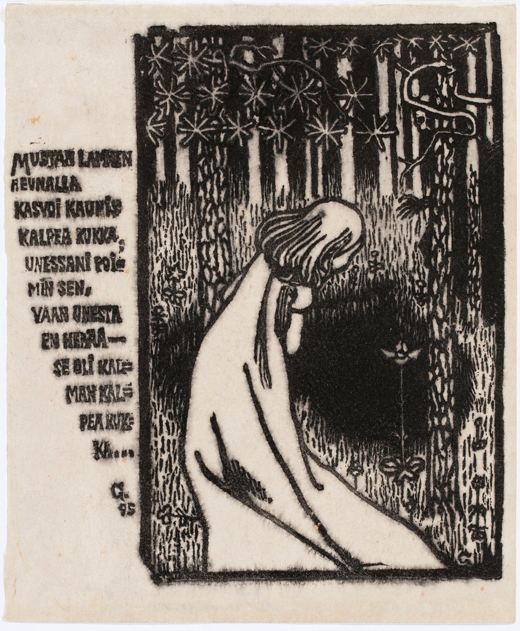 Blume des Todes von Akseli Gallen-Kallela