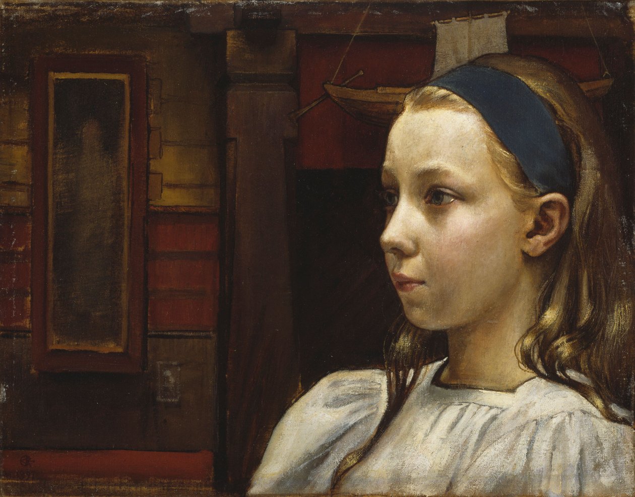 Kopf eines Mädchens, Kleine Anna von Akseli Gallen-Kallela