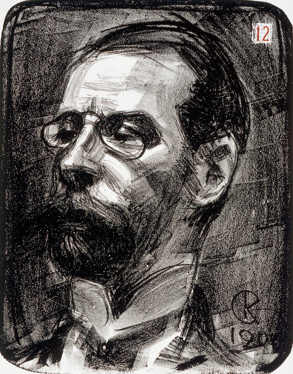 Porträt von Axel Berndtson von Akseli Gallen-Kallela
