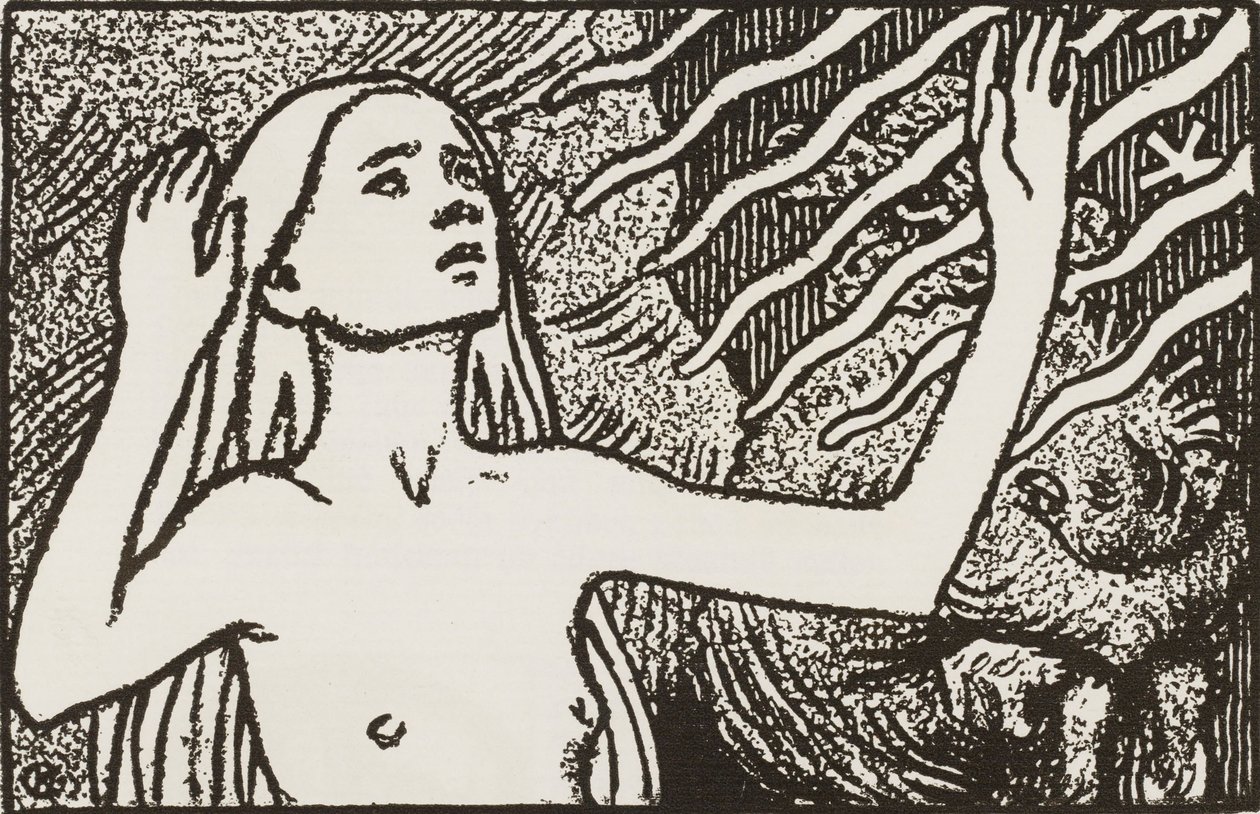 Betendes Mädchen von Akseli Gallen-Kallela