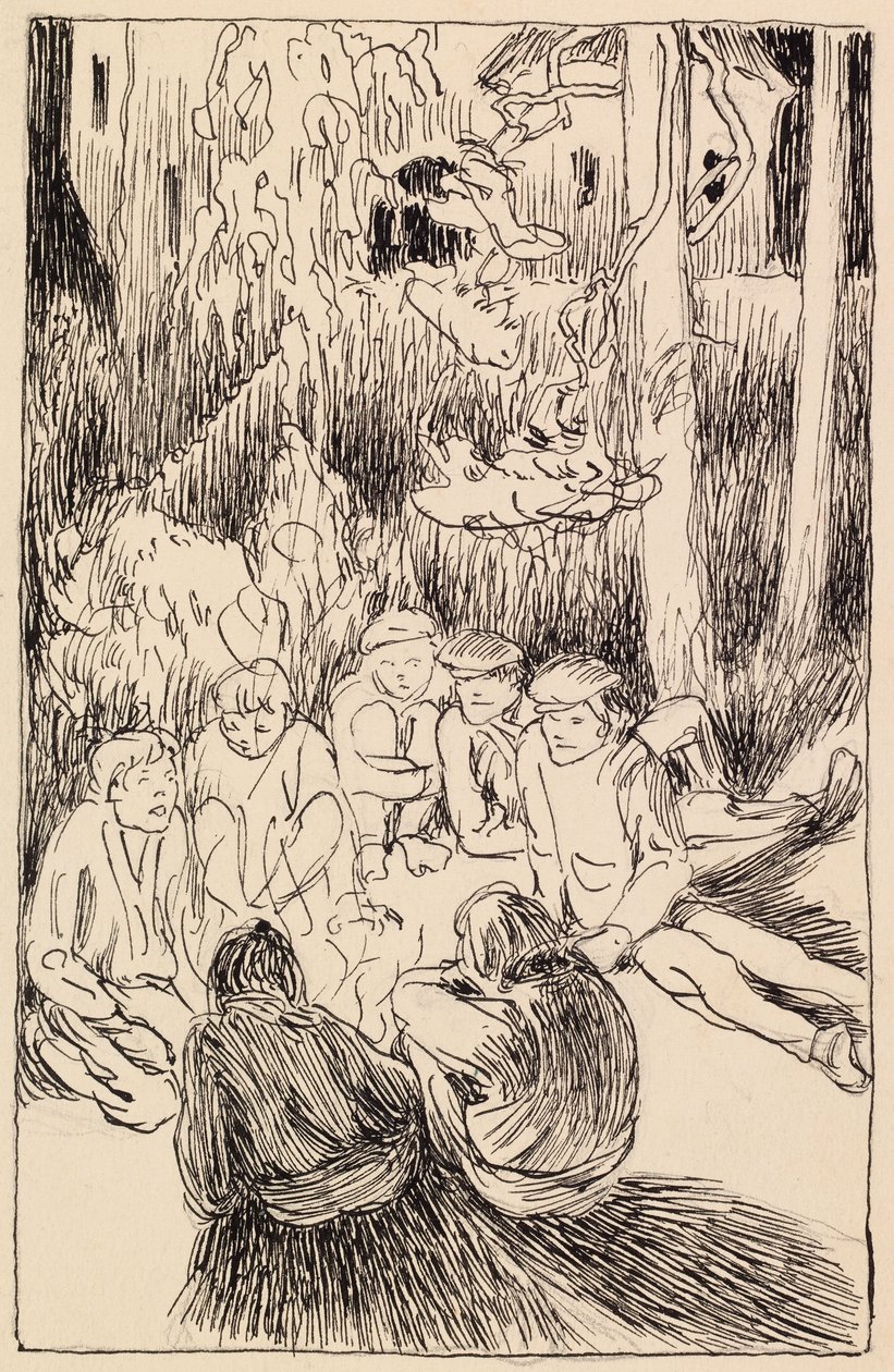 Die Brüder auf der Sonninmäki-Heide von Akseli Gallen-Kallela