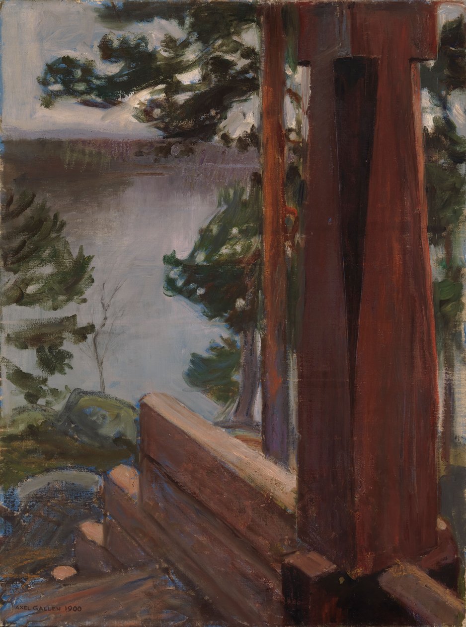 Die Veranda von Kalela von Akseli Gallen-Kallela