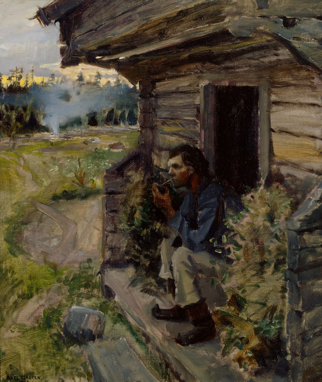 Ruhiger Abend von Akseli Gallen-Kallela