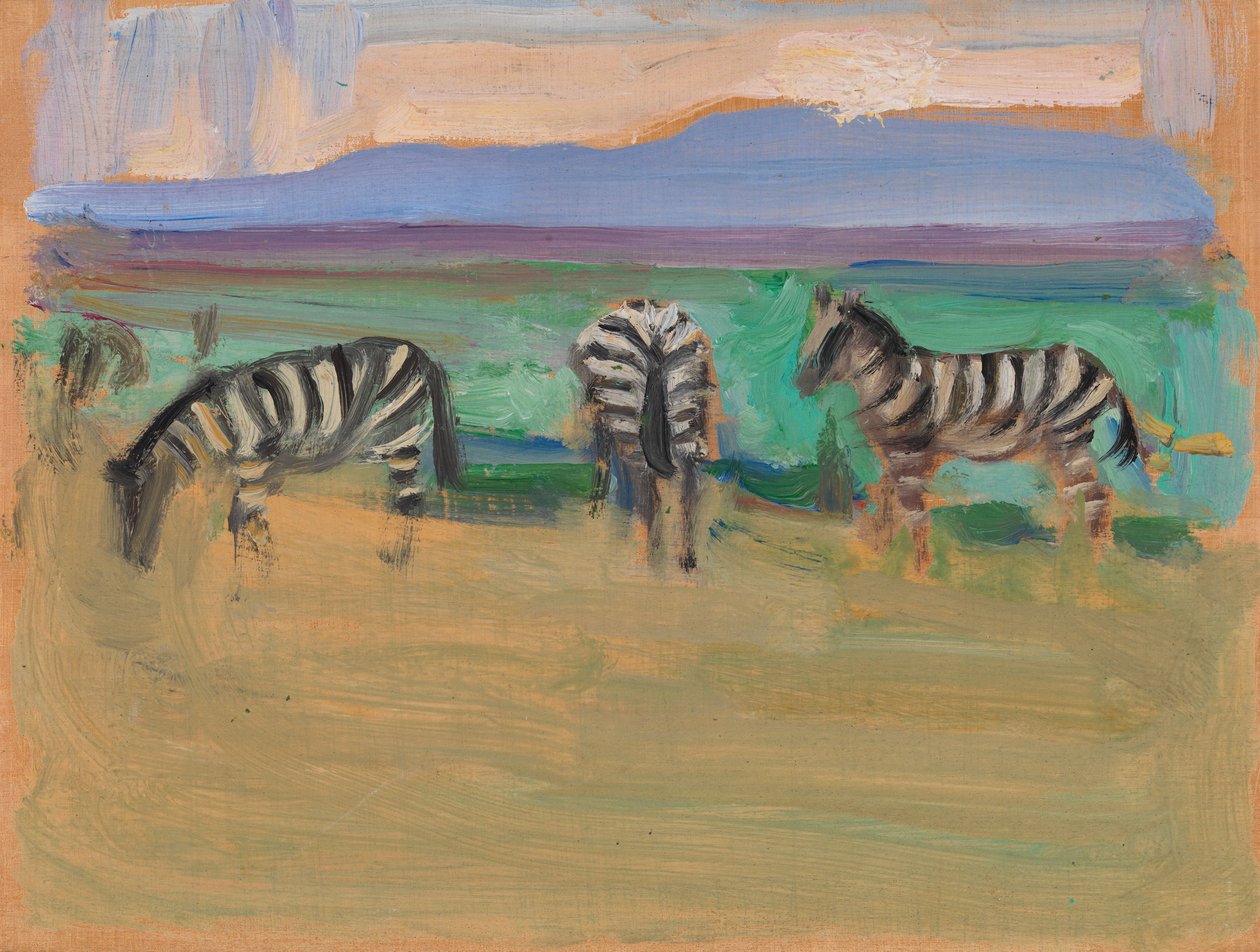 Zebras von Akseli Gallen-Kallela