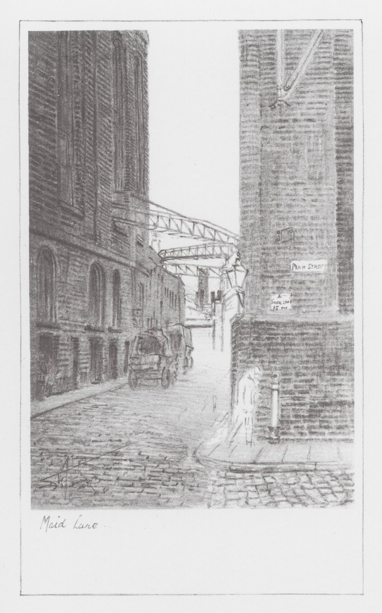 Londoner Gassen: Maid Lane von Alan Stapleton