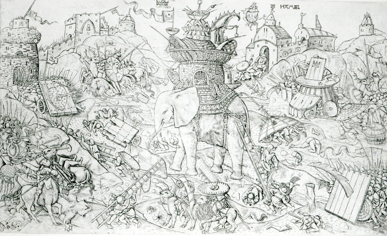 Elefanten im Krieg von Alart du Hameel