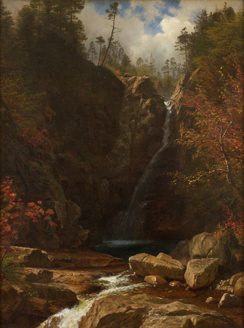 Glen Ellis Wasserfälle von Albert Bierstadt