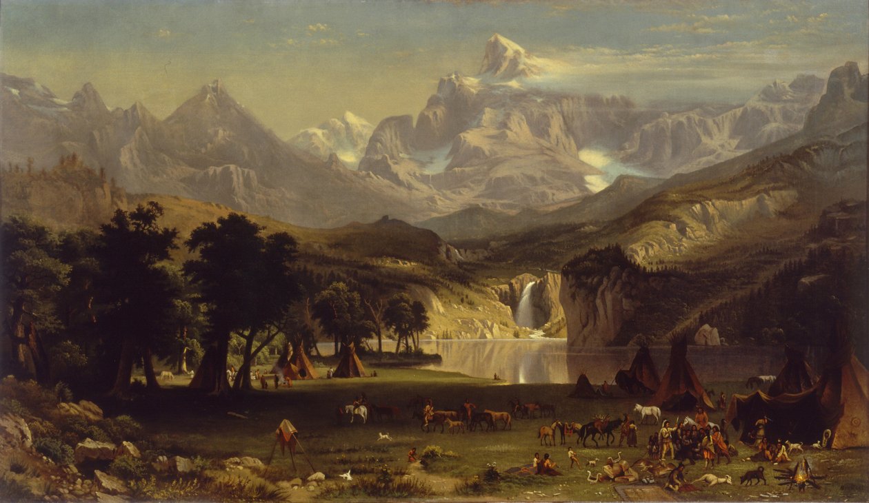 Die Rocky Mountains, Landers Peak von Albert Bierstadt