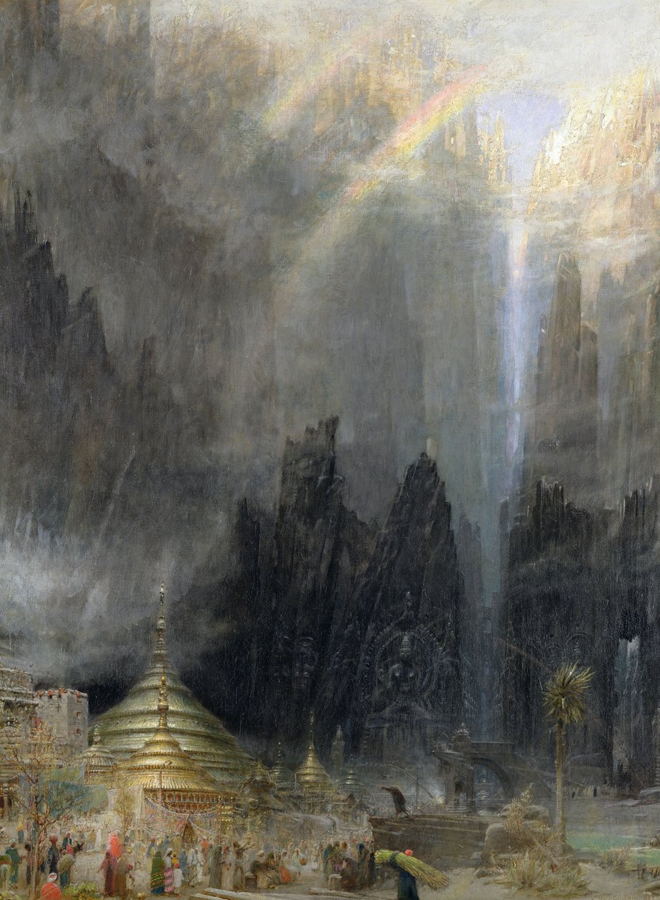 Unter dem Dach der Welt, 1897 von Albert Goodwin