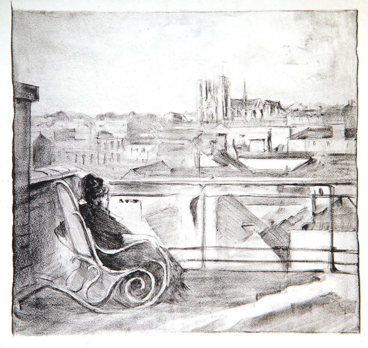 Julie in Sainte-Gudule, 1911 von Albert de Belleroche