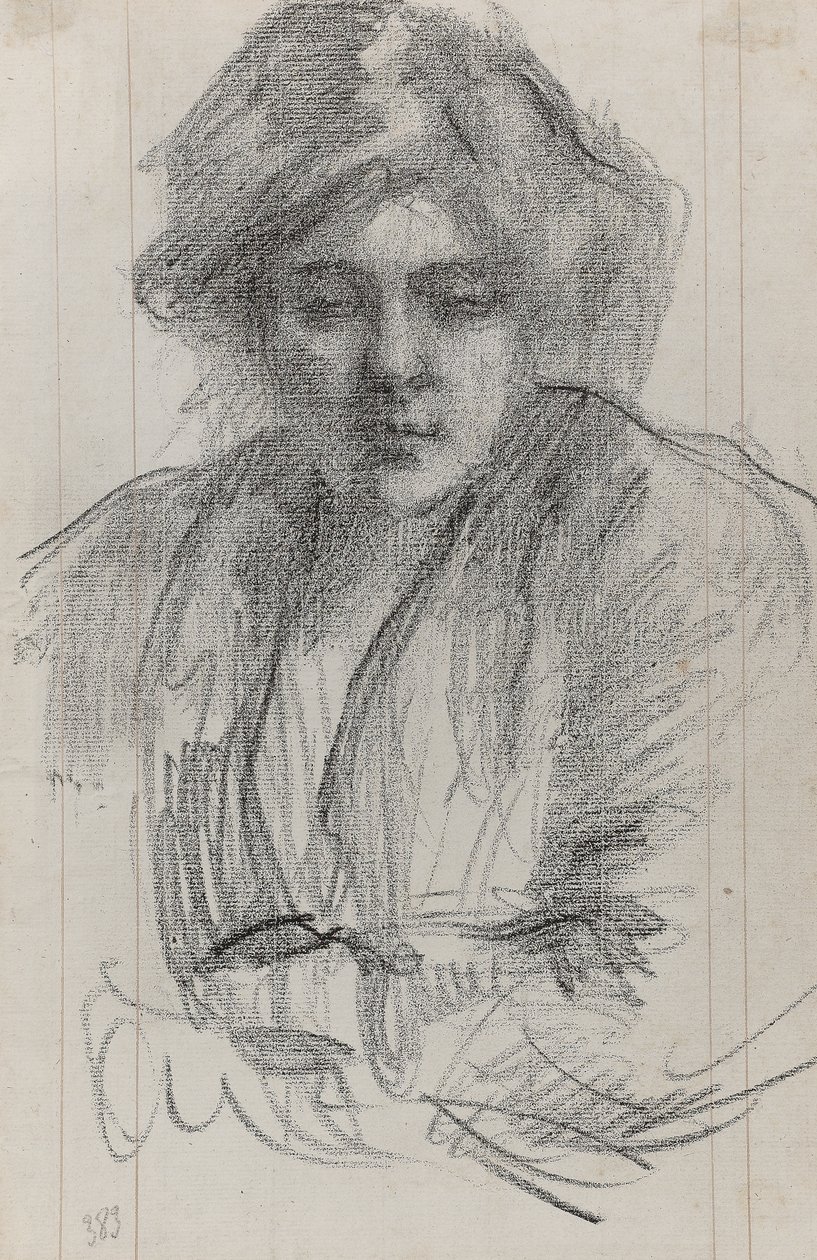 Julie, die Frau des Künstlers, ca. 1920 von Albert de Belleroche
