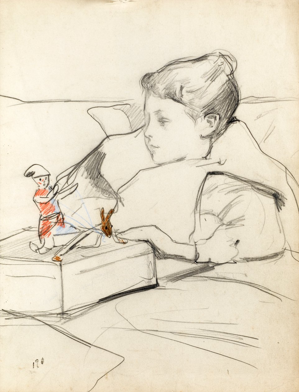 Yvette, um 1898 von Albert de Belleroche
