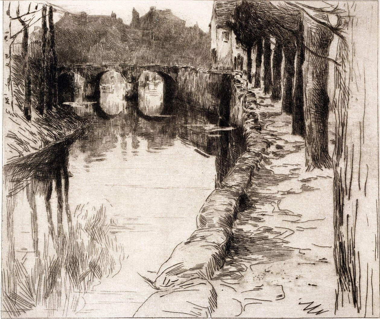 Alte Kade von Albert Baertsoen