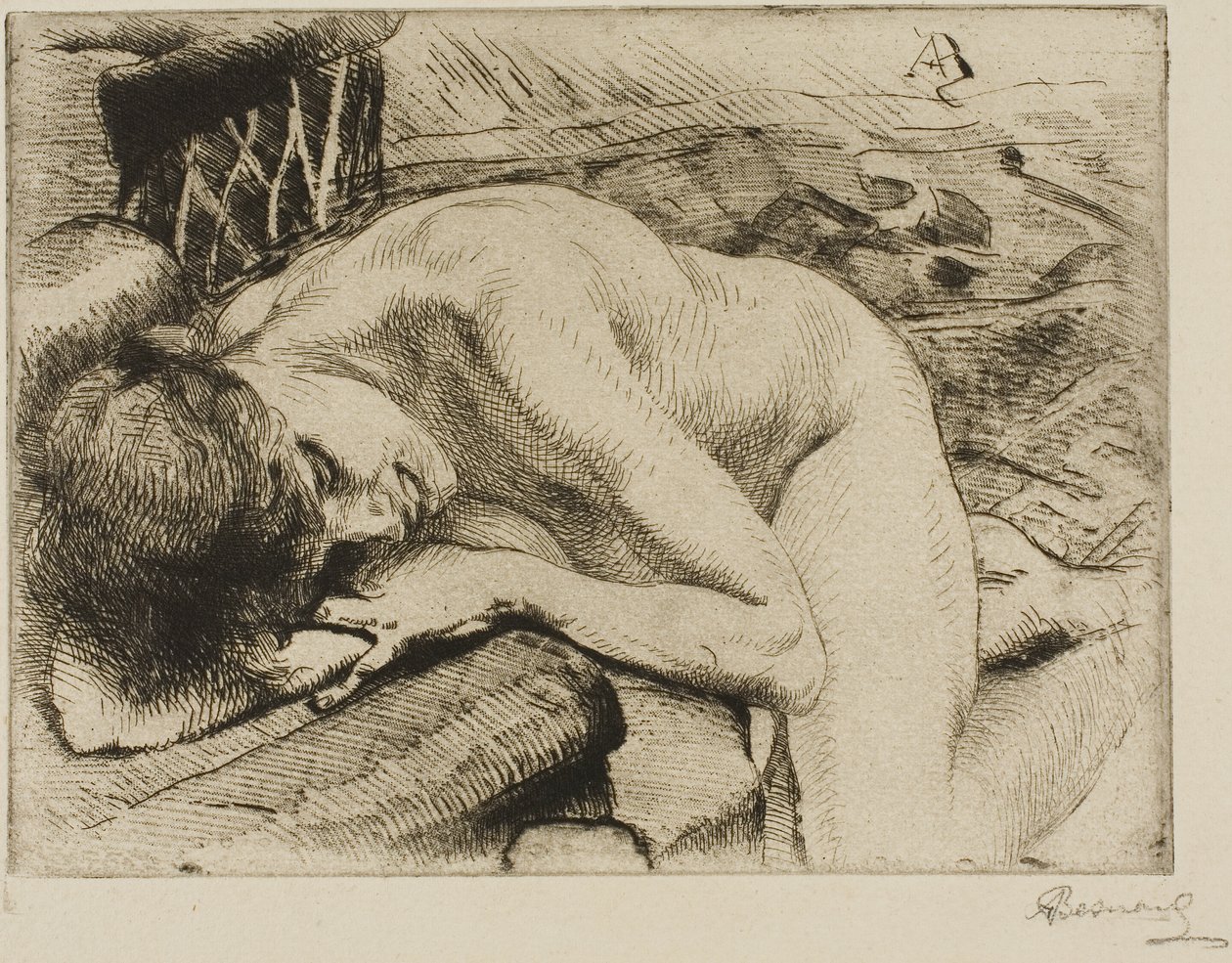 Das schlafende Modell von Albert Besnard