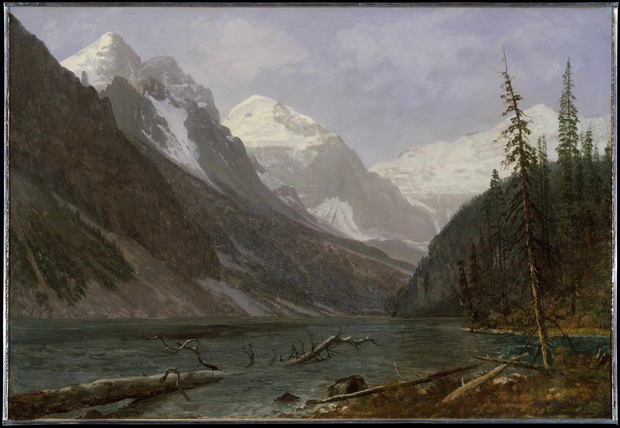 Kanadische Rocky Mountains (Lake Louise) von Albert Bierstadt