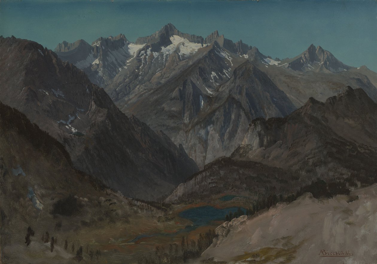 Great Western Divide, Sierra Nevada von Albert Bierstadt