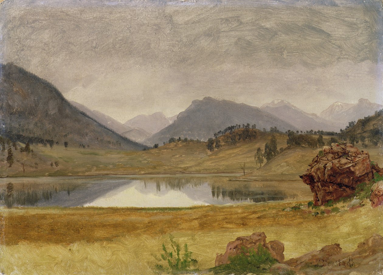 Wind River Country, ca. 1860 von Albert Bierstadt