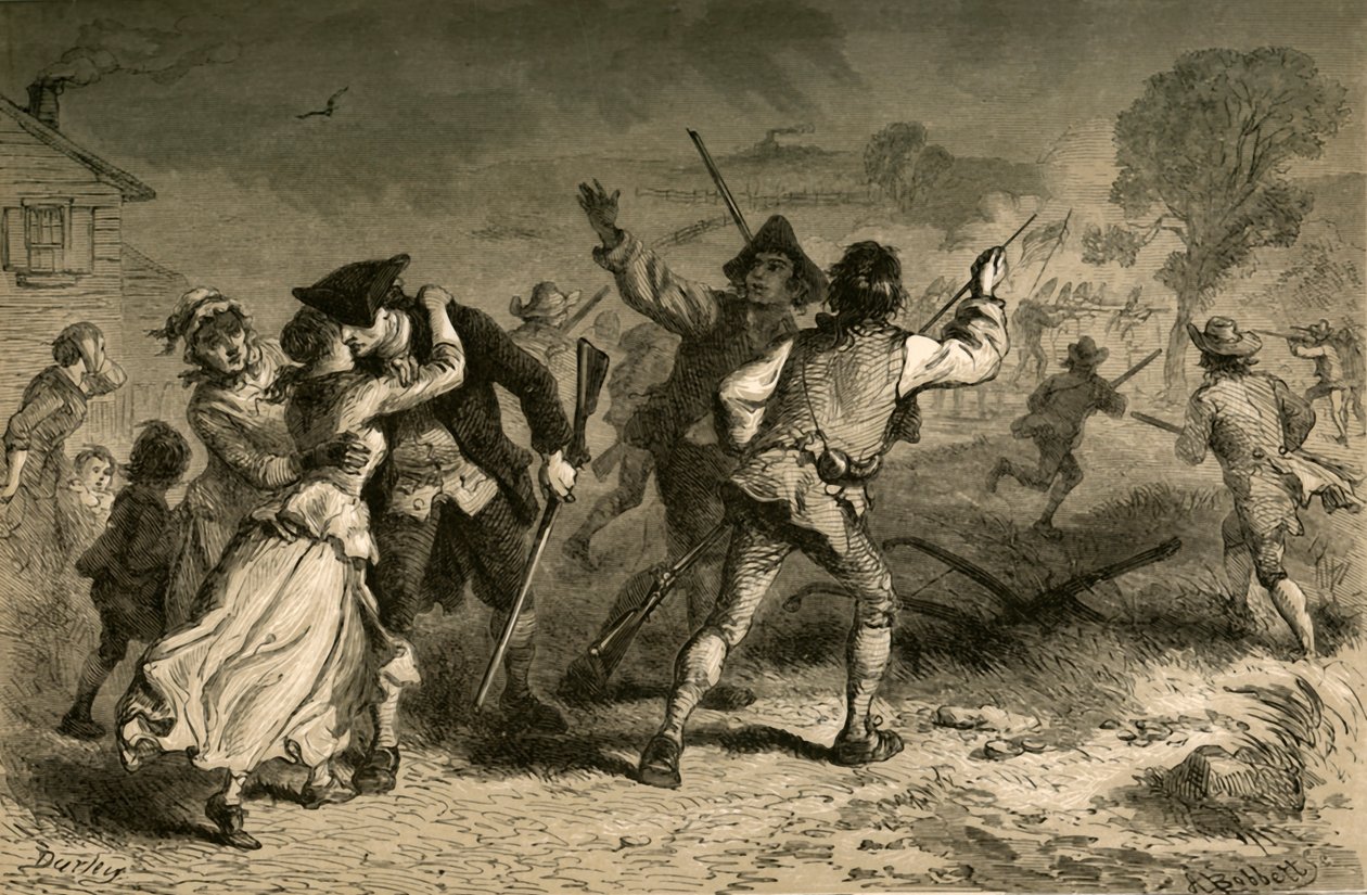 Concord - Der erste Schlag für die Freiheit, 1877 von Albert Bobbett