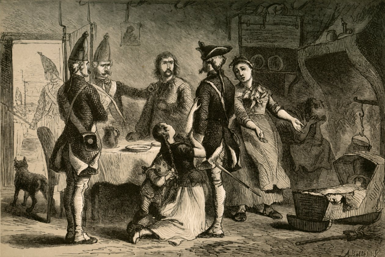 Einberufung deutscher Soldaten für den Dienst in Amerika, 1877 von Albert Bobbett