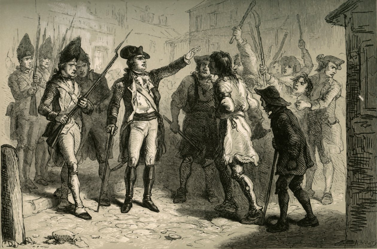 Gouverneur Tryon und die Regulatoren, 1877 von Albert Bobbett