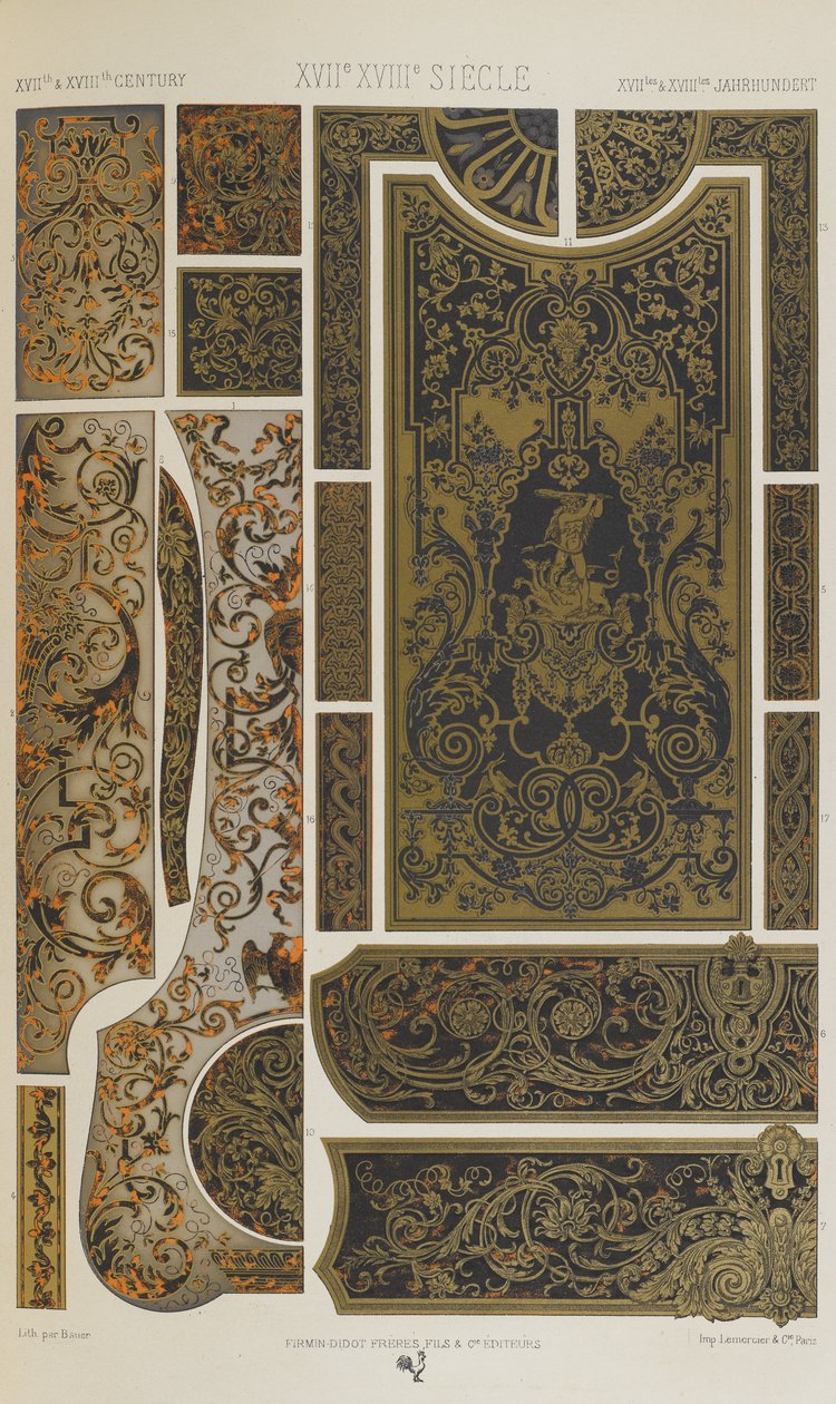 XVII und XVIII Jahrhunderte, Tafel 84 aus 