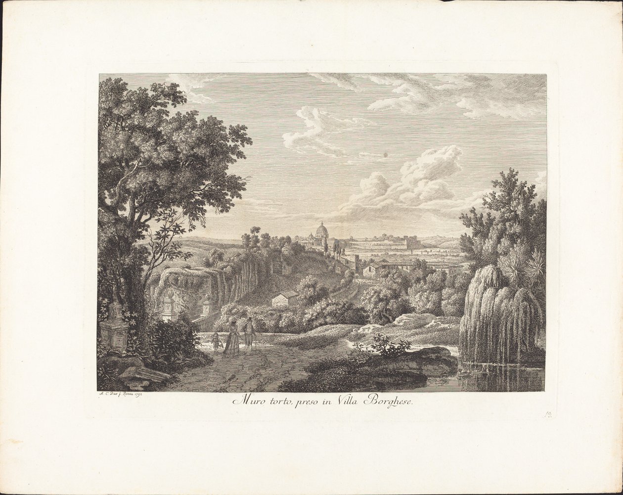 Muro Torto, in der Villa Borghese aufgenommen von Albert Christoph Dies