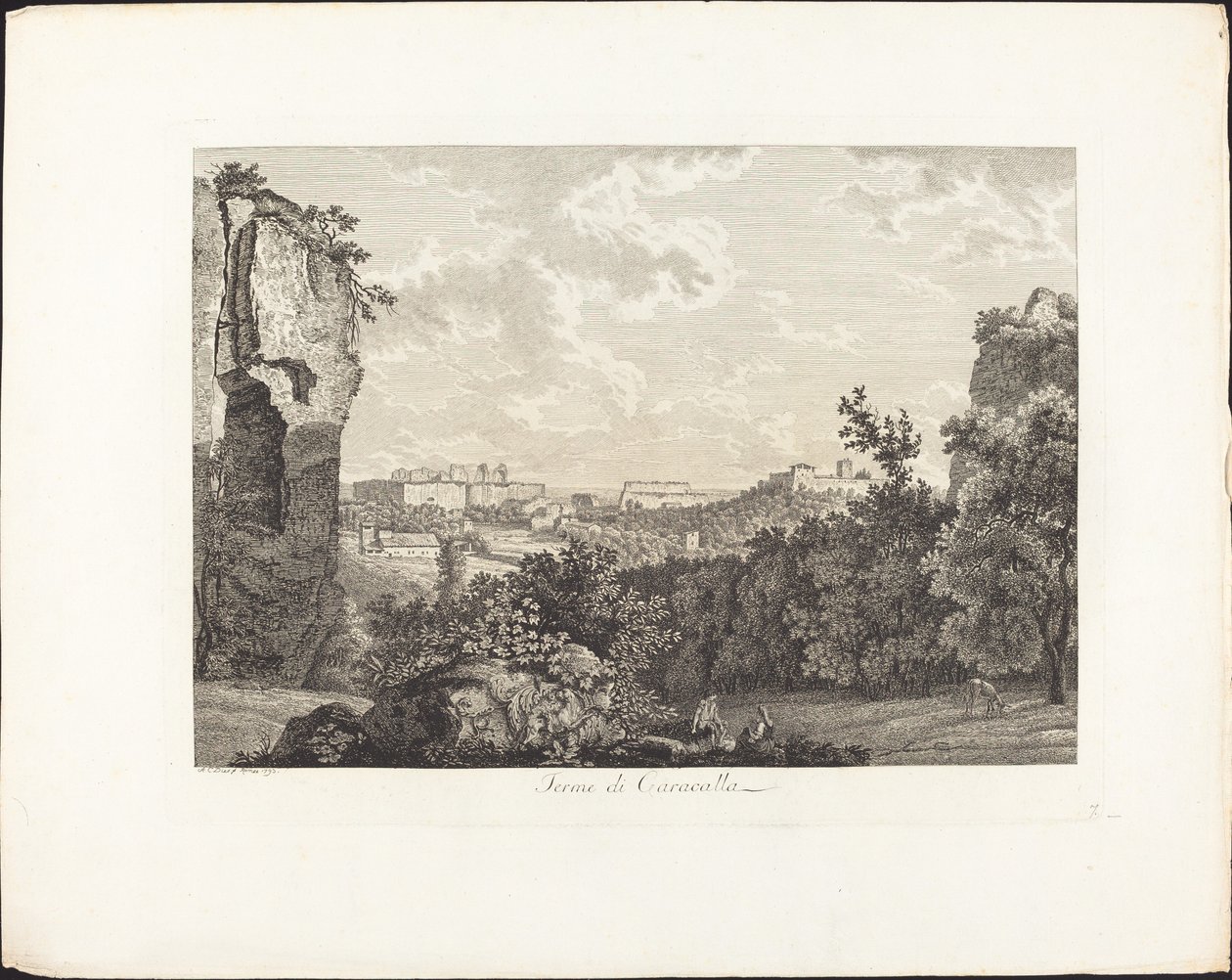 Thermen des Caracalla von Albert Christoph Dies