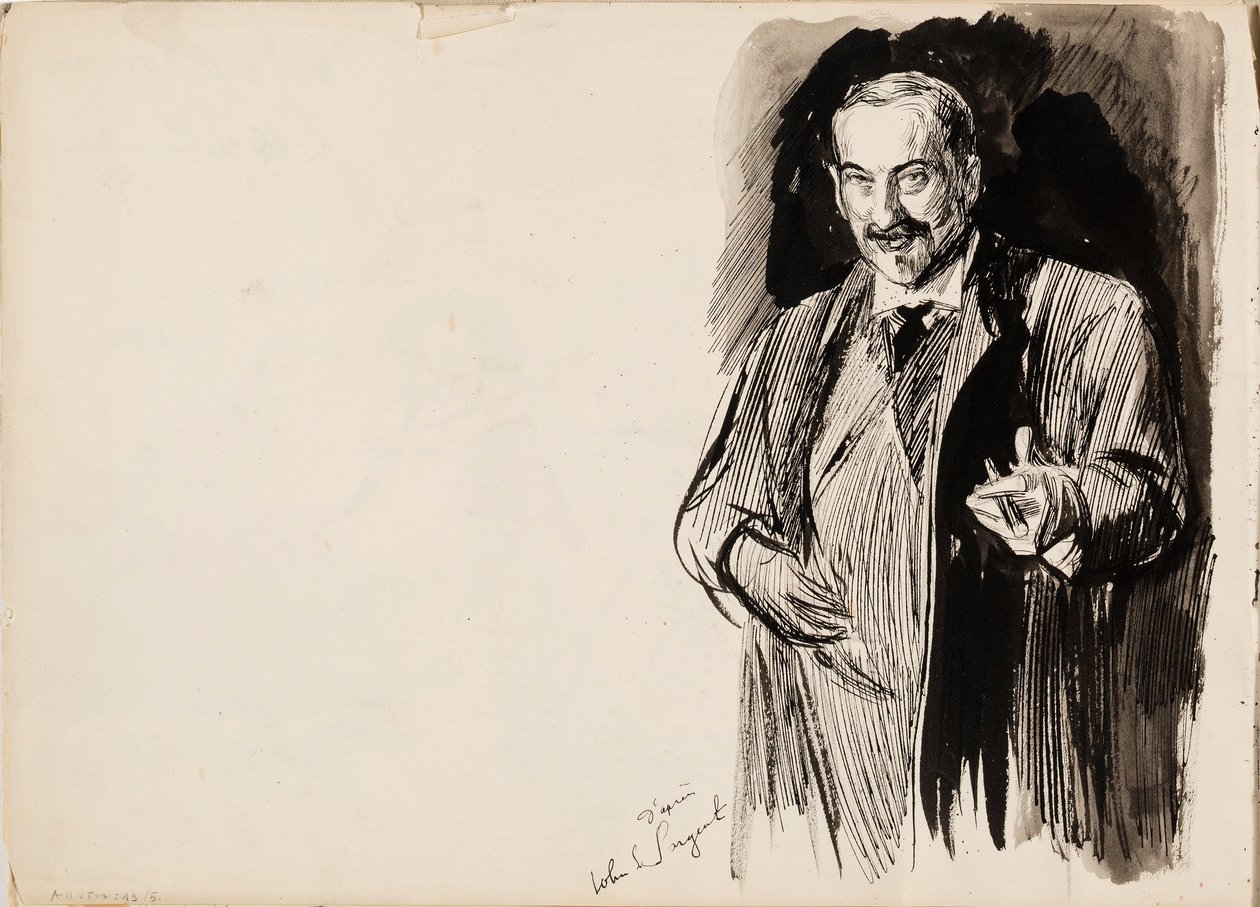 Asher Wertheimer nach John S. Sargent von Albert Edelfelt