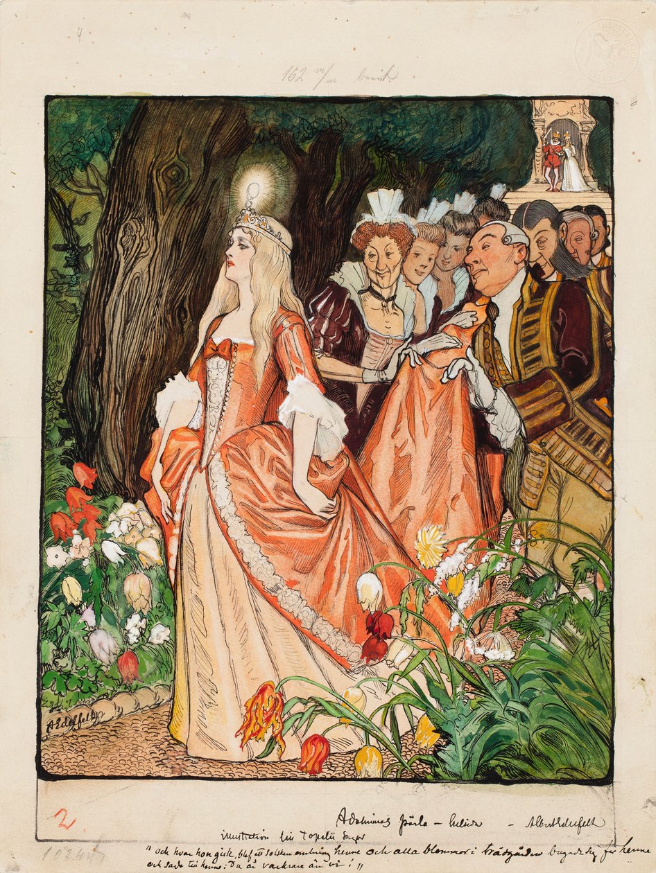 Illustration von Adalminas Perle von Albert Edelfelt