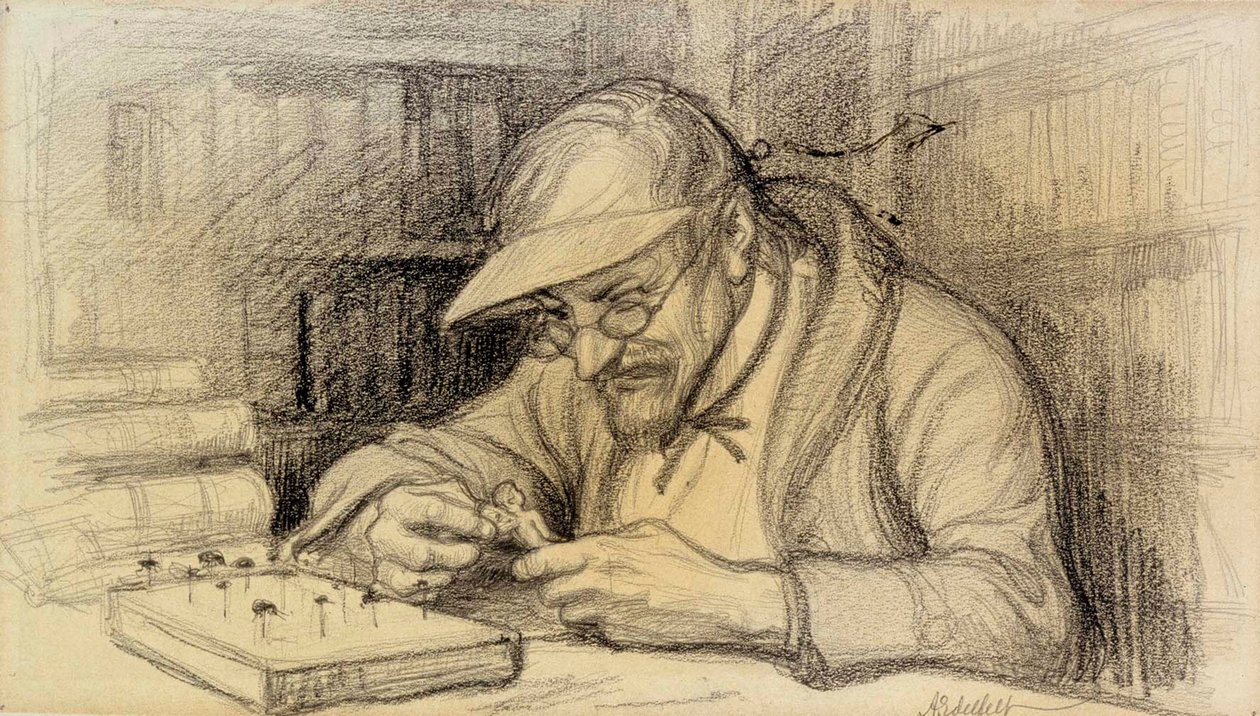 Illustration des kleinen Genies von Albert Edelfelt