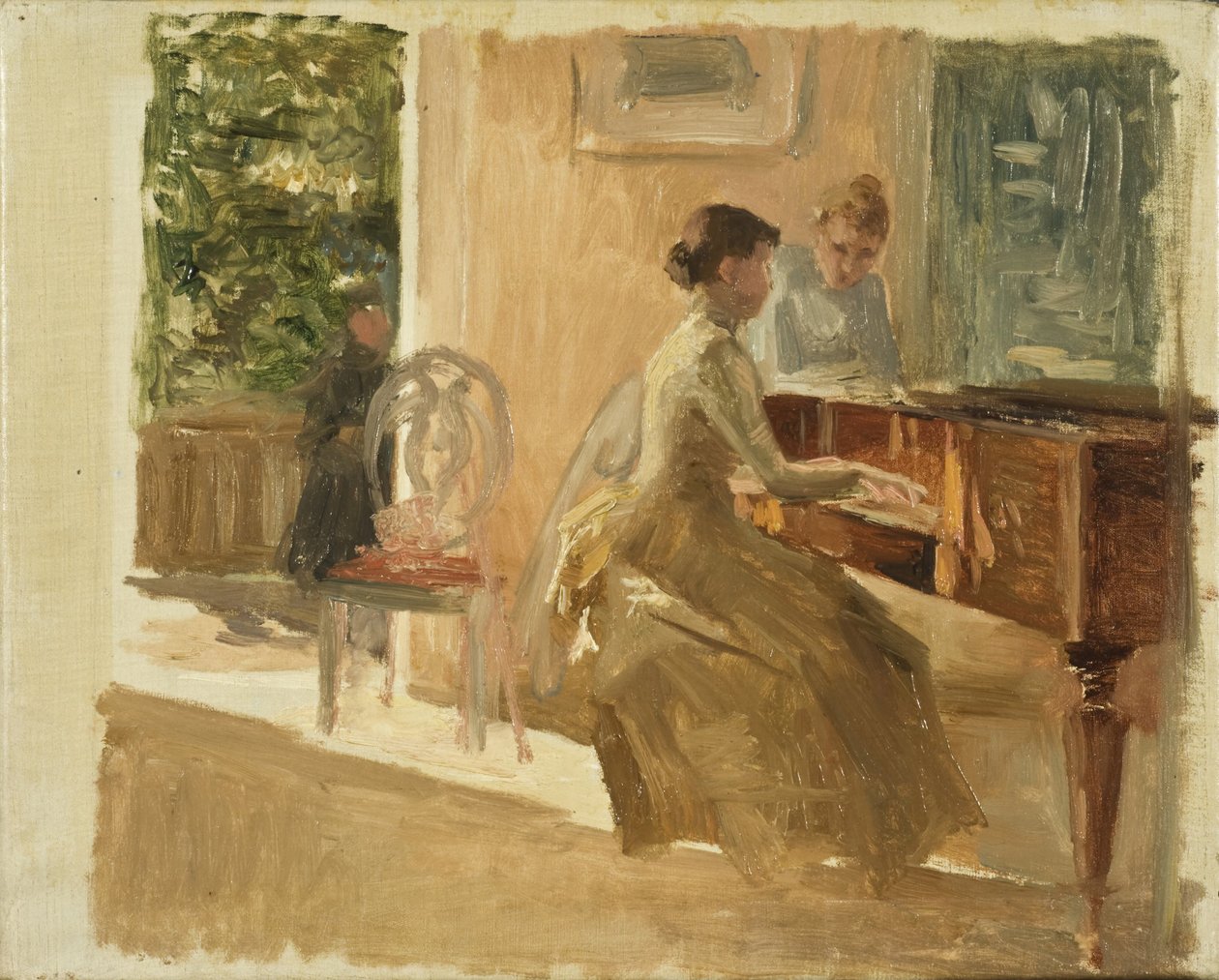 Im Salon in Haiko von Albert Edelfelt