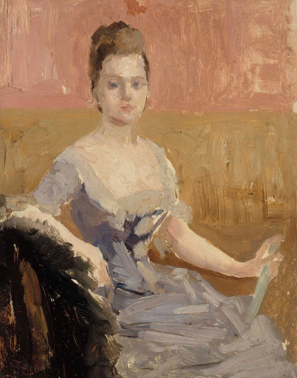 Porträtstudie der Gräfin Augusta Lewenhaupt von Albert Edelfelt