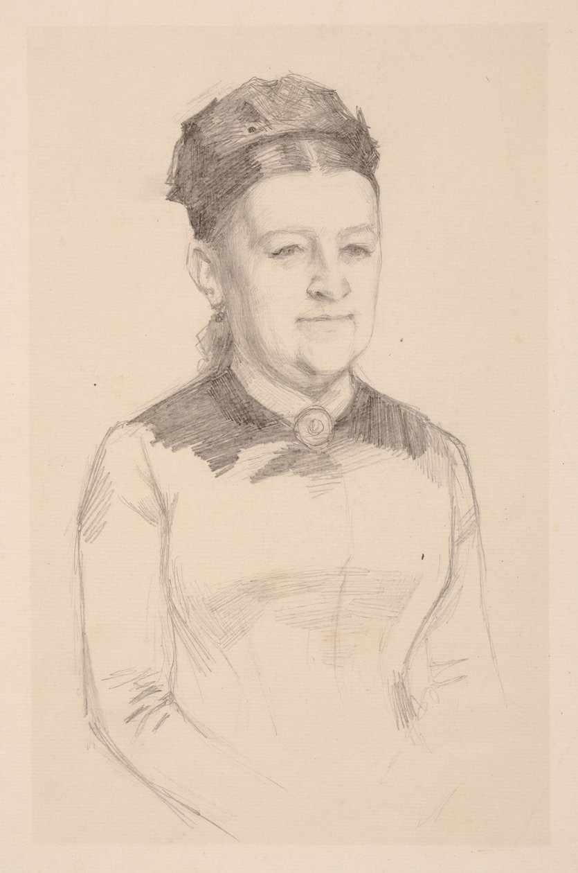 Porträtstudie von Frau Anna Sinebrychoff von Albert Edelfelt