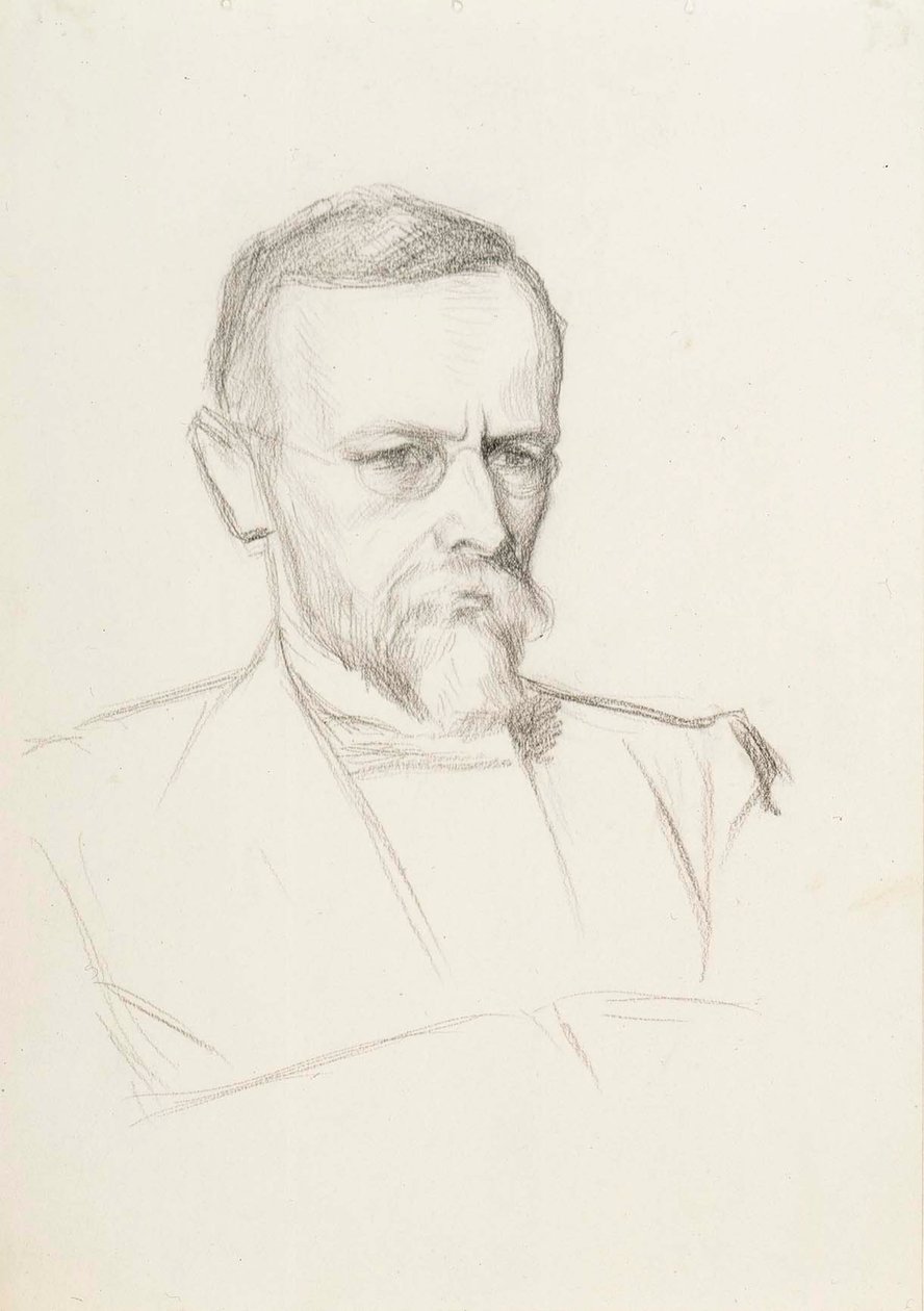 Porträt von Axel Lille von Albert Edelfelt