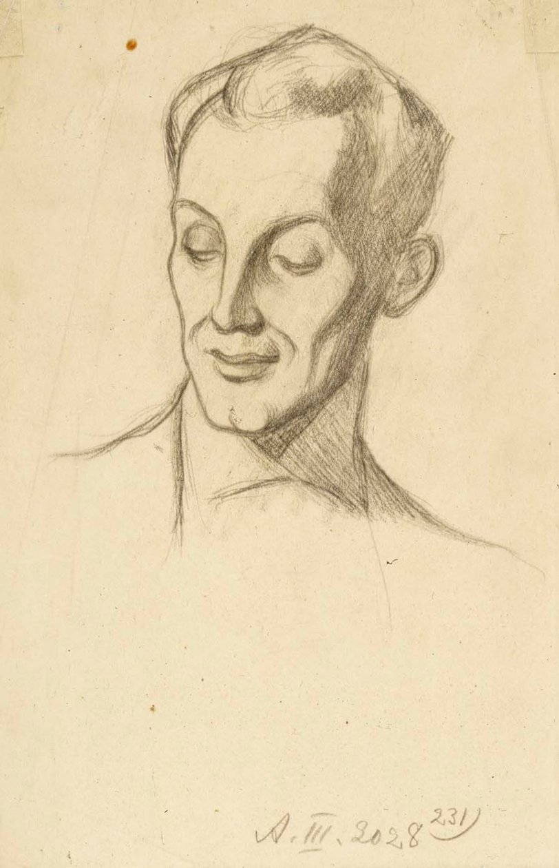 Porträt von Bruno Aspelin von Albert Edelfelt