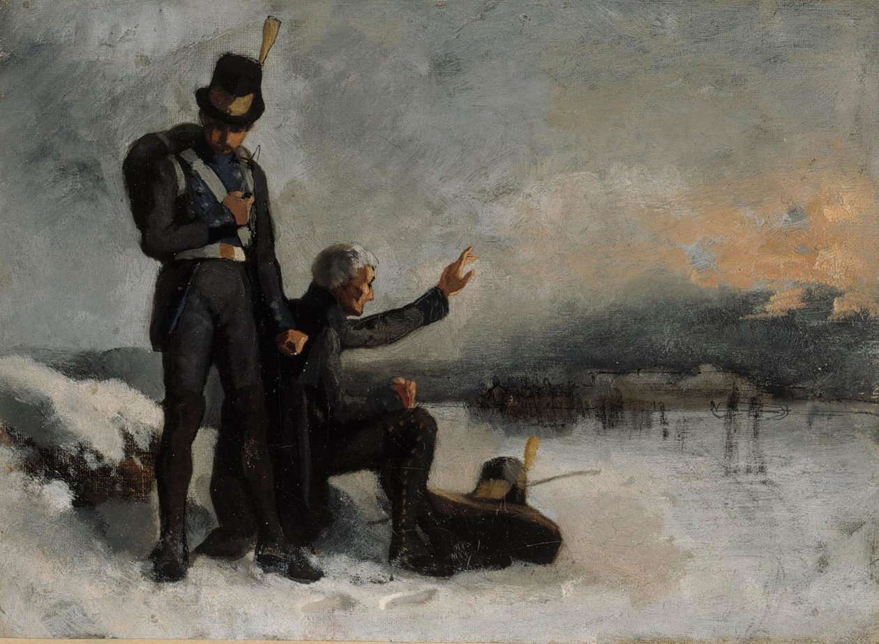 Szene aus dem Finnischen Krieg von Albert Edelfelt