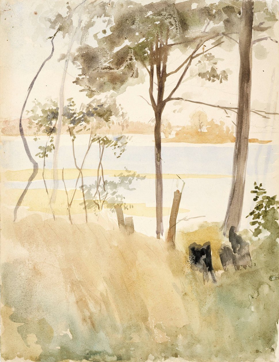 Küste bei Haikko im Herbst von Albert Edelfelt