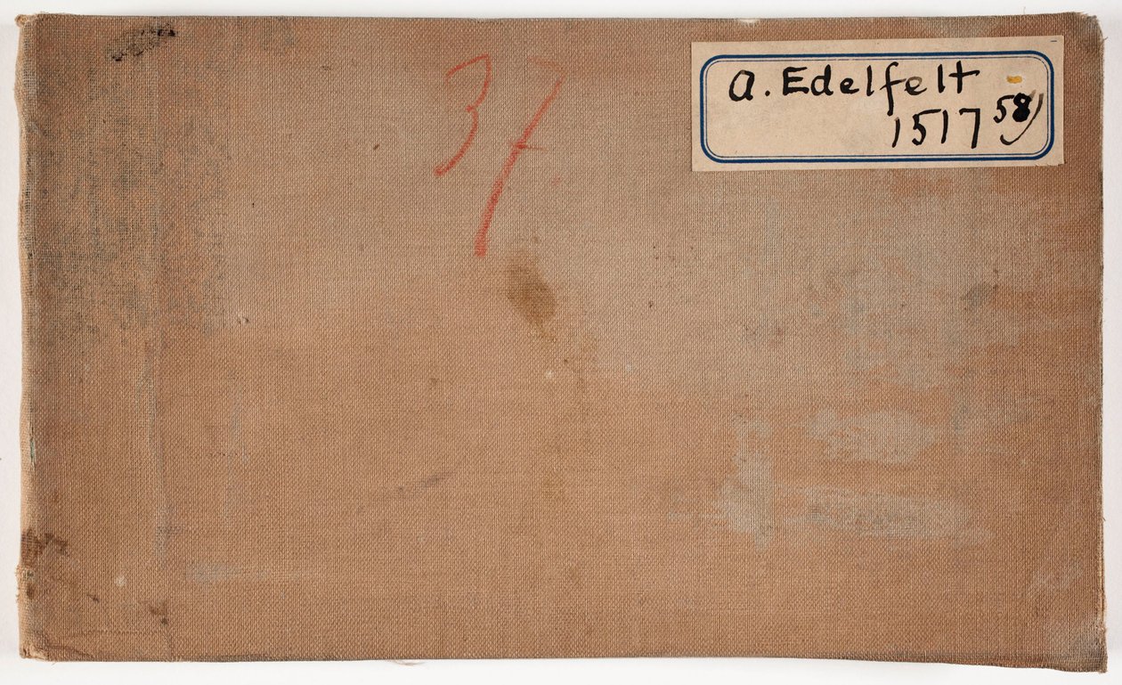 Skizzenbuch von Albert Edelfelt