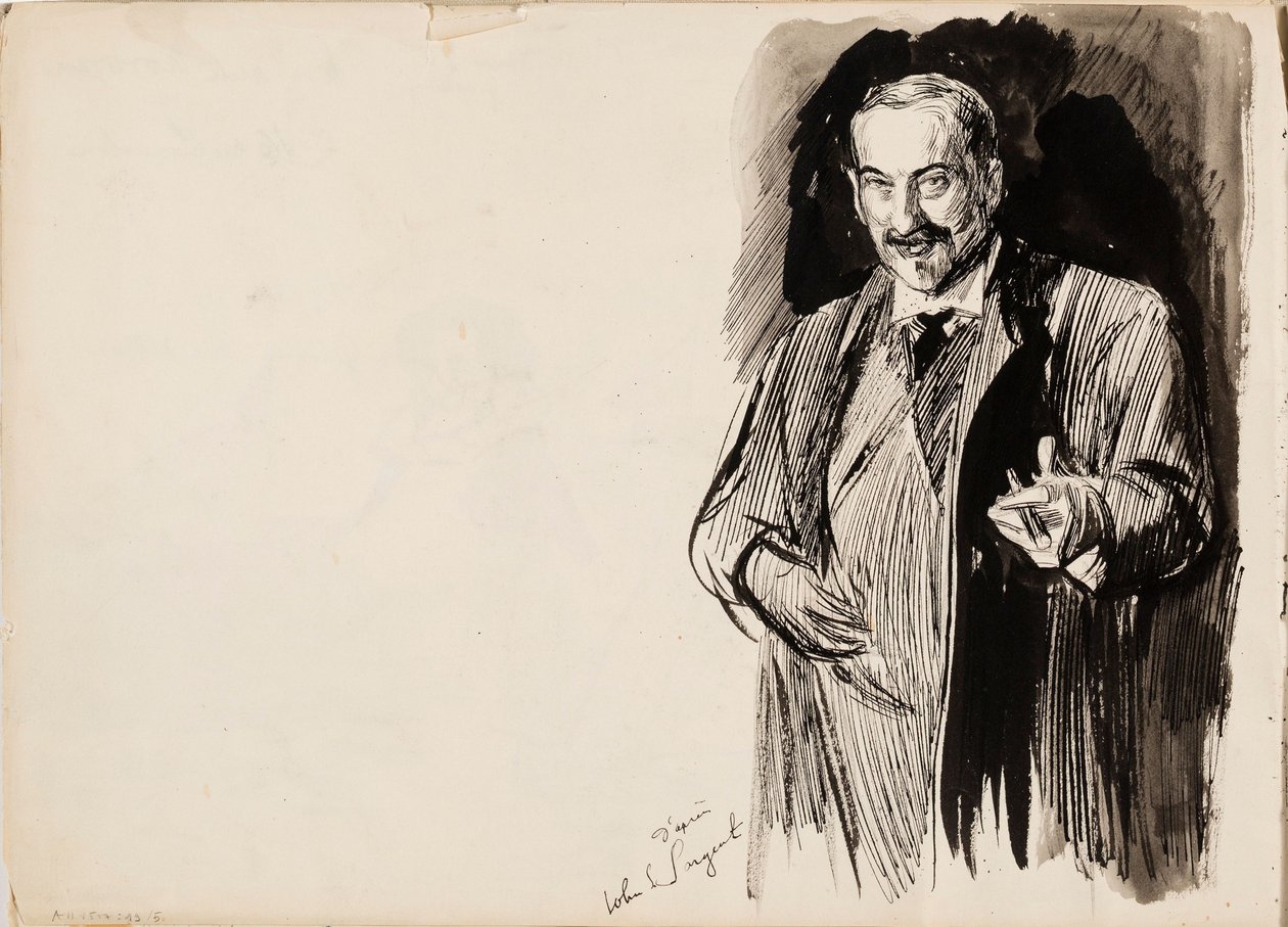 Asher Wertheimer nach John S. Sargent von Albert Edelfelt