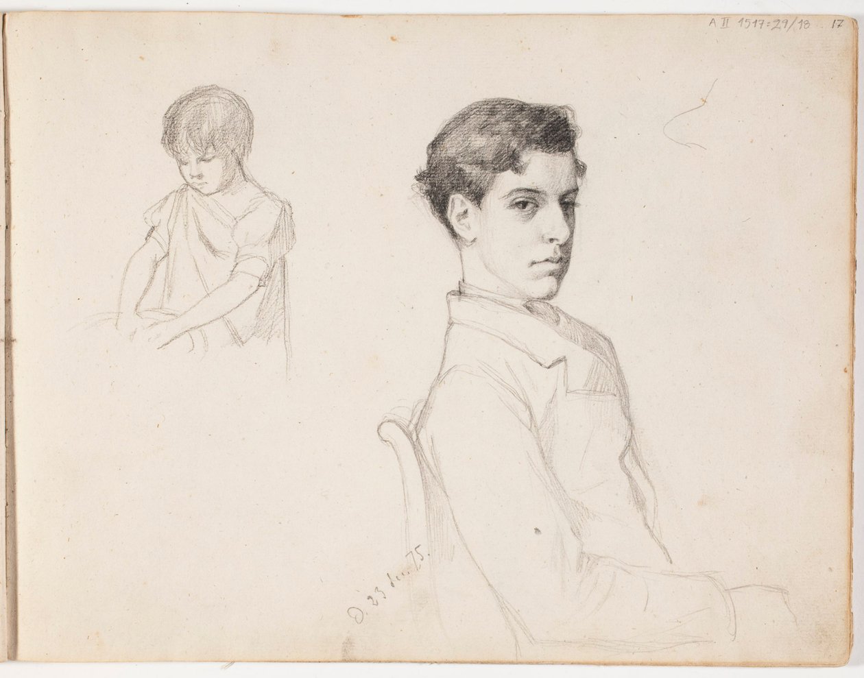 Ohne Titel von Albert Edelfelt