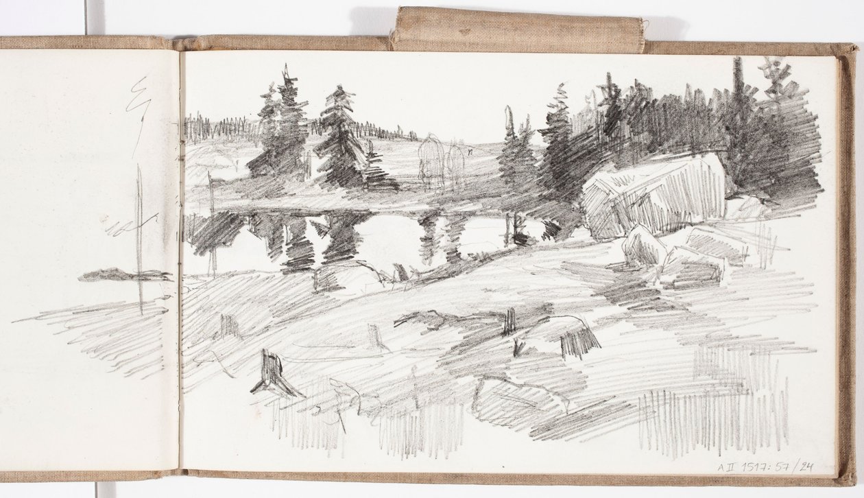 Ohne Titel von Albert Edelfelt