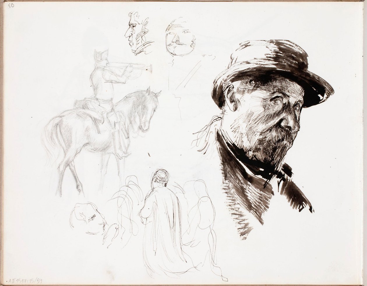 Ohne Titel von Albert Edelfelt